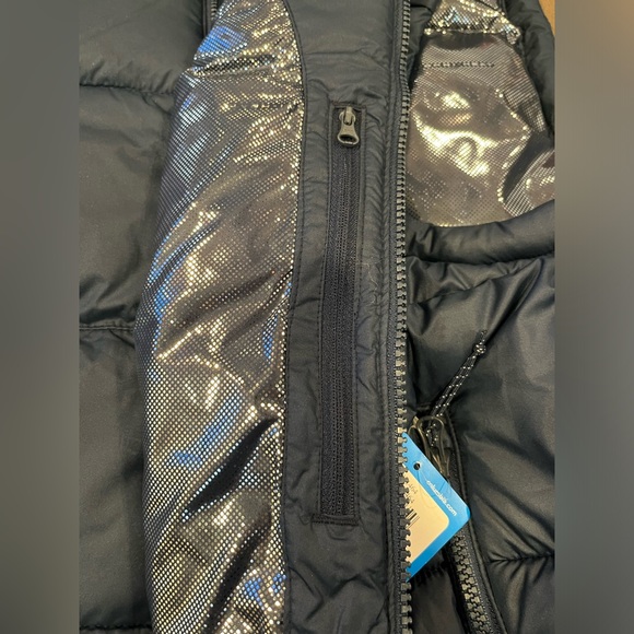 Columbia Pike Lake II Insulated Vest Mens Large Blue Puffer Omni-Heat New Tags - Picture 11 of 16